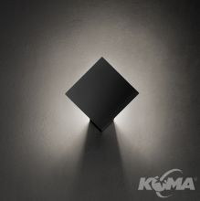 Puzzle lampa ścienna/sufitowa czarny mat 17W LED 2700K